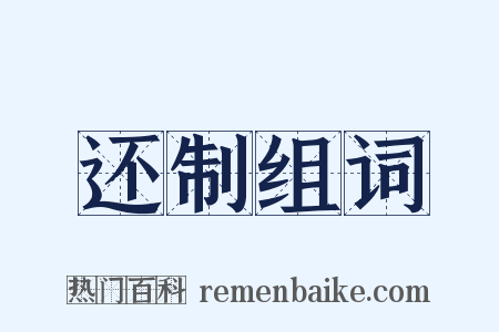 还制组词是什么意思的图片